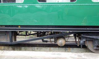 Underframe detail of Bulleid Open Third No S1464S - 28 March 2009 - Richard Salmon