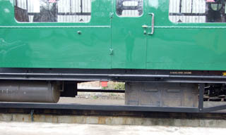 Underframe detail of Bulleid Open Third No S1464S - 28 March 2009 - Richard Salmon