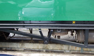 Underframe detail of Bulleid Open Third No S1464S - 28 March 2009 - Richard Salmon