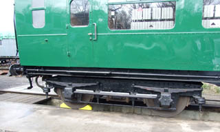 Underframe detail of Bulleid Open Third No S1464S - 28 March 2009 - Richard Salmon