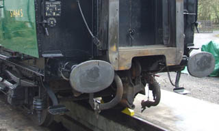 Underframe detail of Bulleid Open Third No S1464S - 28 March 2009 - Richard Salmon