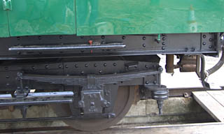 Underframe detail of Bulleid Open Third No S1464S - 28 March 2009 - Richard Salmon