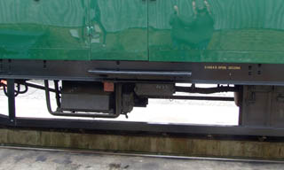 Underframe detail of Bulleid Open Third No S1464S - 28 March 2009 - Richard Salmon