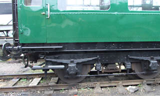 Underframe detail of Bulleid Open Third No S1464S - 4 April 2009 - Richard Salmon