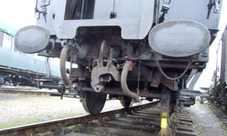 Underframe detail of Bulleid Open Third No S1464S - 4 April 2009 - Richard Salmon